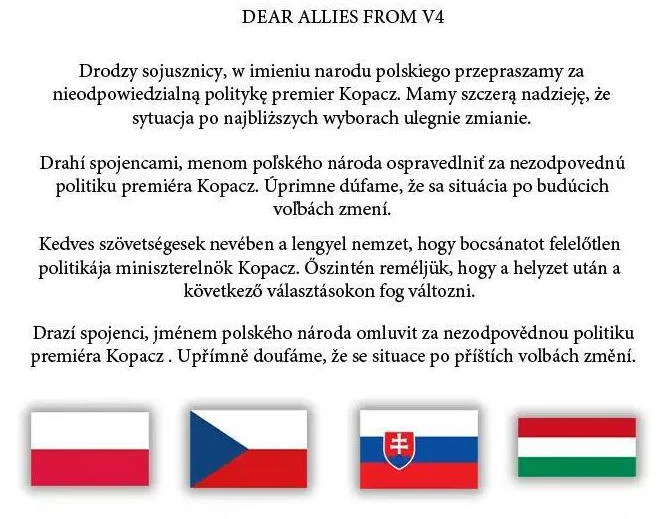 E-przeprosiny skierowane głównie do premiera Węgier