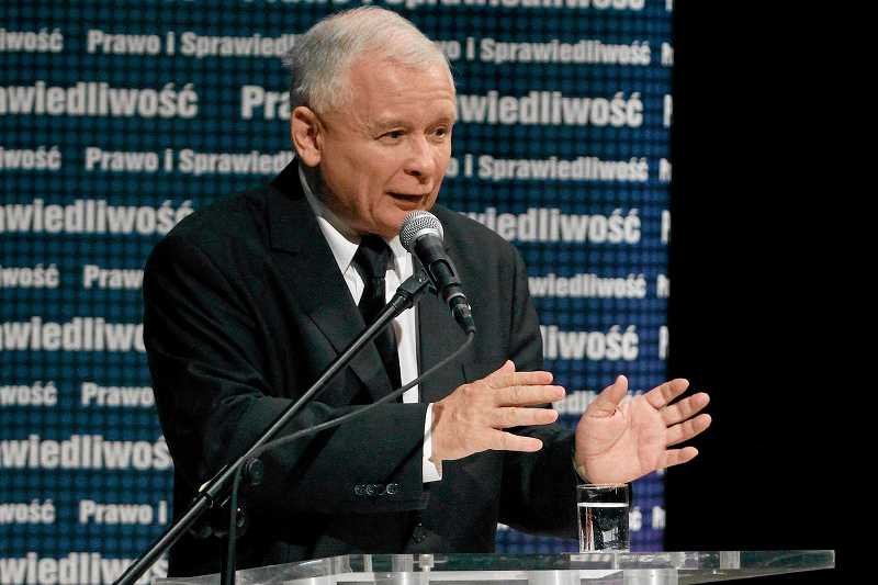 Na zdjęciu prezes PiS Jarosław Kaczyński