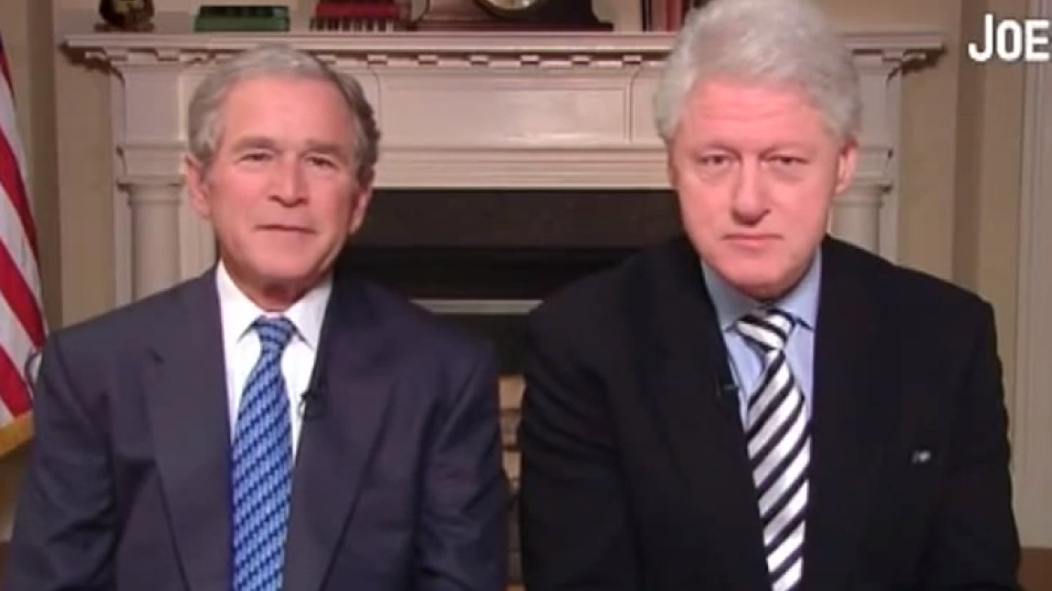 Emerytowani prezydenci George W. Bush i Bill Clinton są dobrymi kolegami