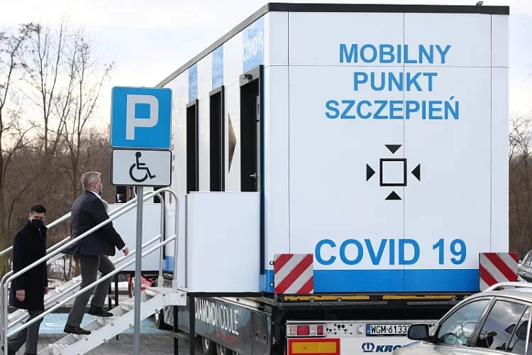 Punkt szczepień na Covid-19.