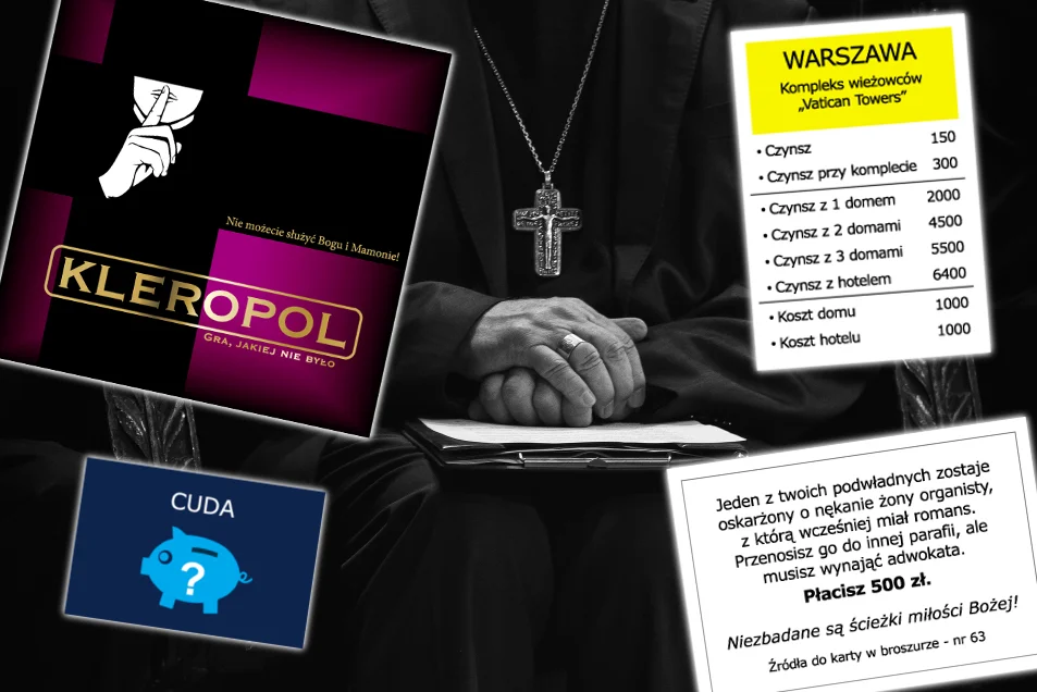 "Kleropol" opiera się na podobnych zasadach co popularne "Monopoly"