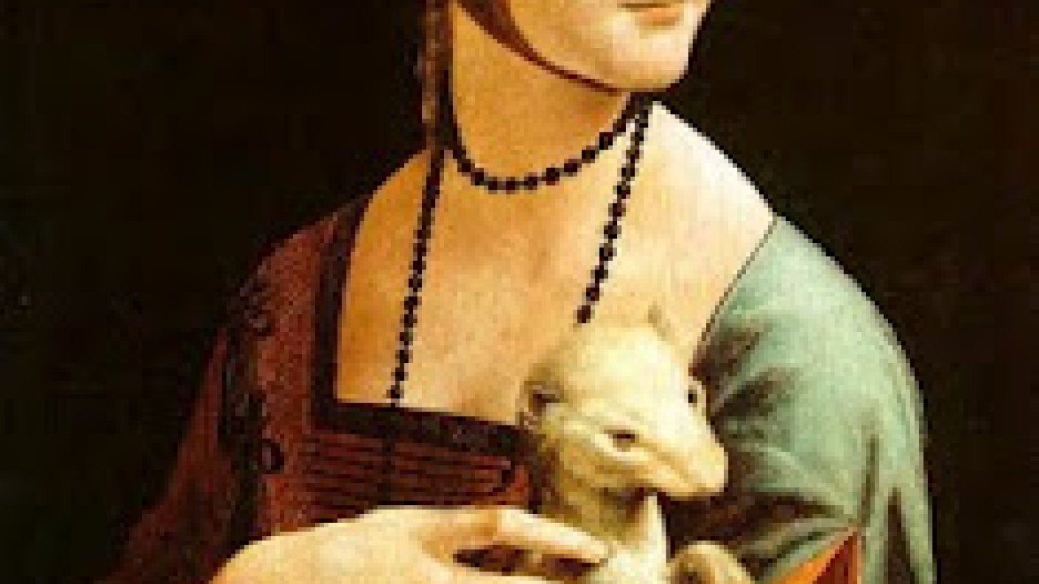 Leonardo da Vinci, Dama z gronostajem, ok. 1490, Muzeum Książąt Czartoryskich, Kraków