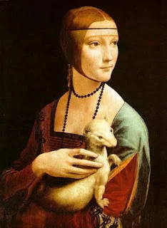 Leonardo da Vinci, Dama z gronostajem, ok. 1490, Muzeum Książąt Czartoryskich, Kraków