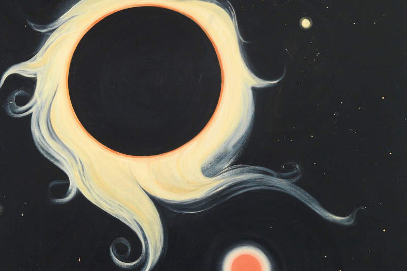 Jedna z prac wybranych przez Michała Suchorę do jego wystawy "Samozapłon"