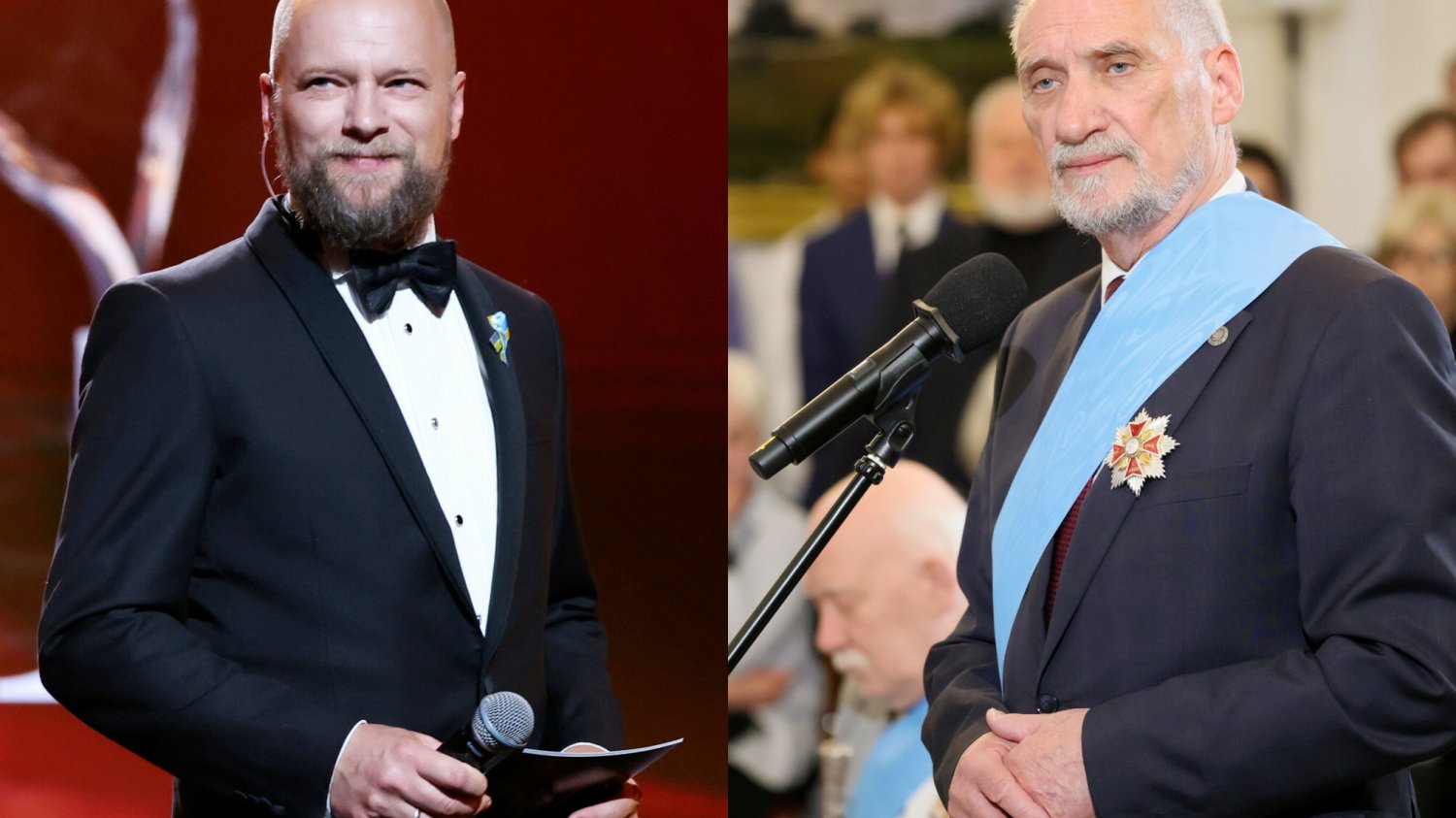 Maciej Stuhr i Antoni Macierewicz