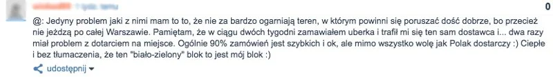 Od razu widać, jakie narodowe preferencje wyznają klienci Uber Eats.
