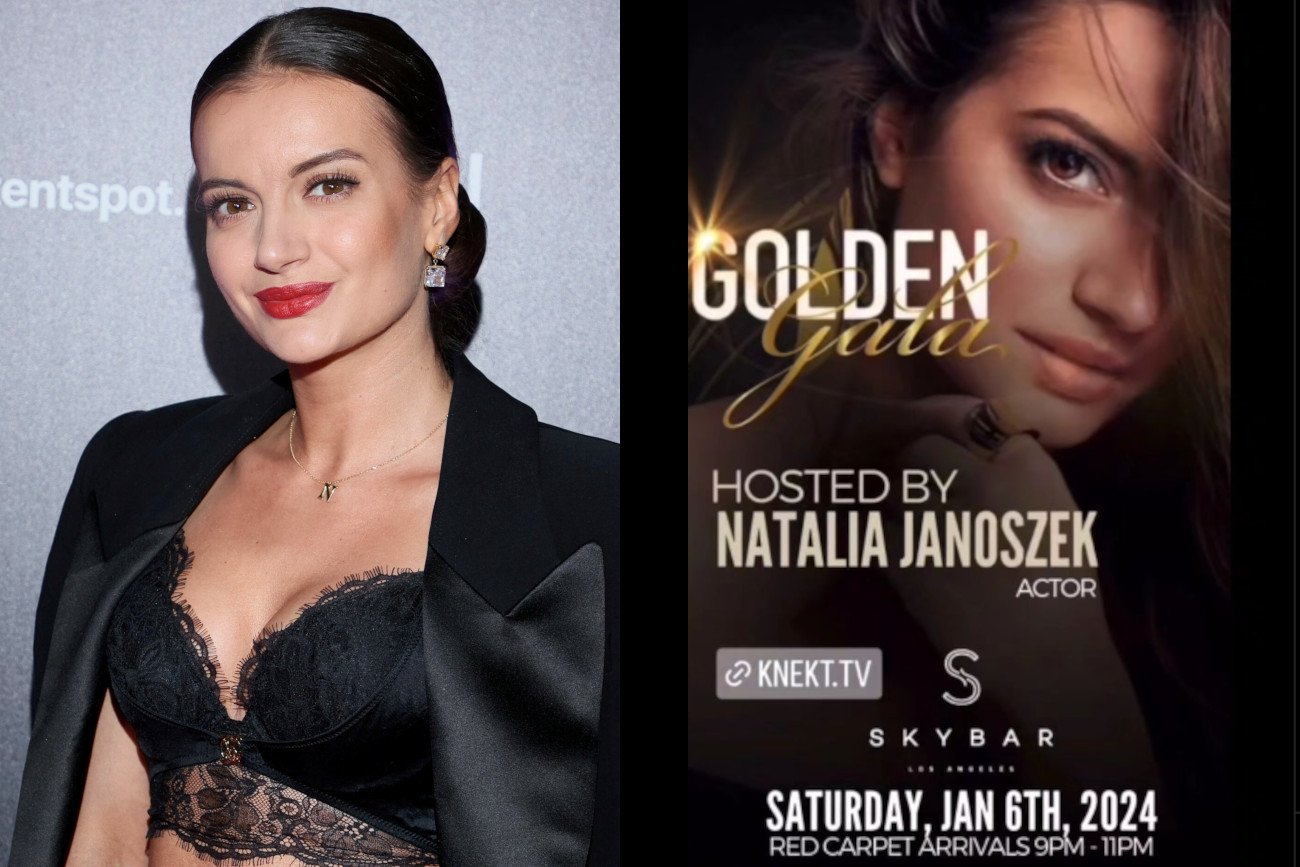 Natalia Janoszek przekonuje, że poprowadziła imprezę związaną ze Złotymi Globami.