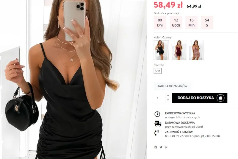 To sukienka, którą założyła Marcelina Zawadzka.