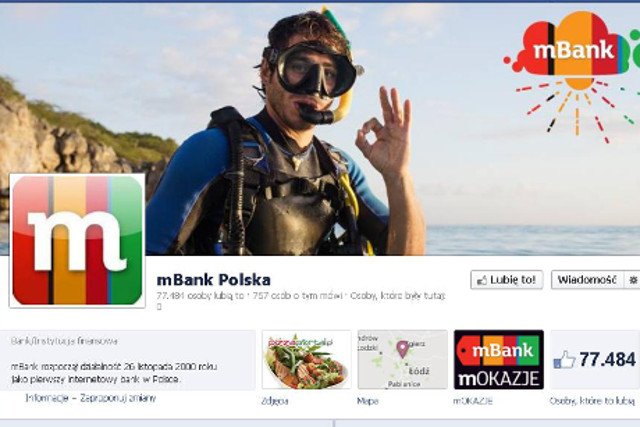 mBank na swoim koncie na Facebooku prosił klientów o cierpliwość.