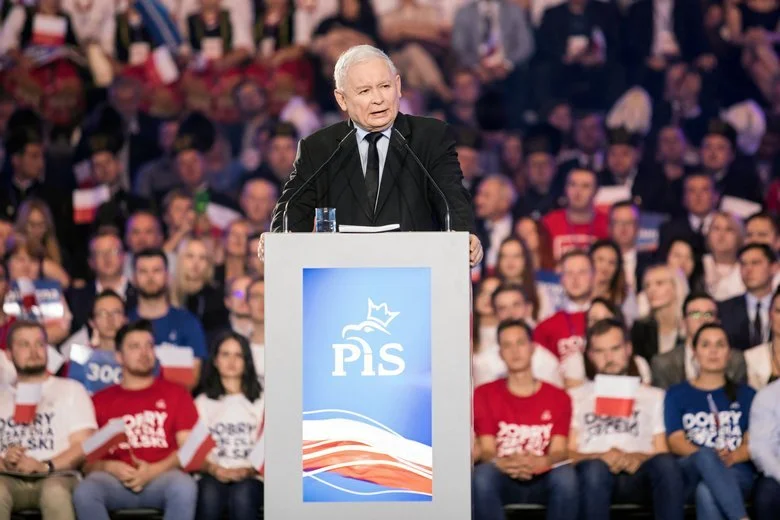 Jarosław Kaczyński podczas konwencji w Łodzi mówił, czym się różni kobieta od mężczyzny.