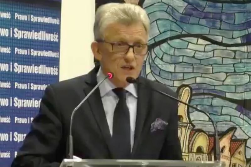 Stanisław Piotrowicz przemawiał w sobotę w Bolesławcu i Zgorzelcu.