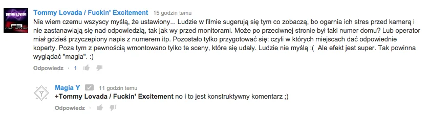 konstruktywny komentarz