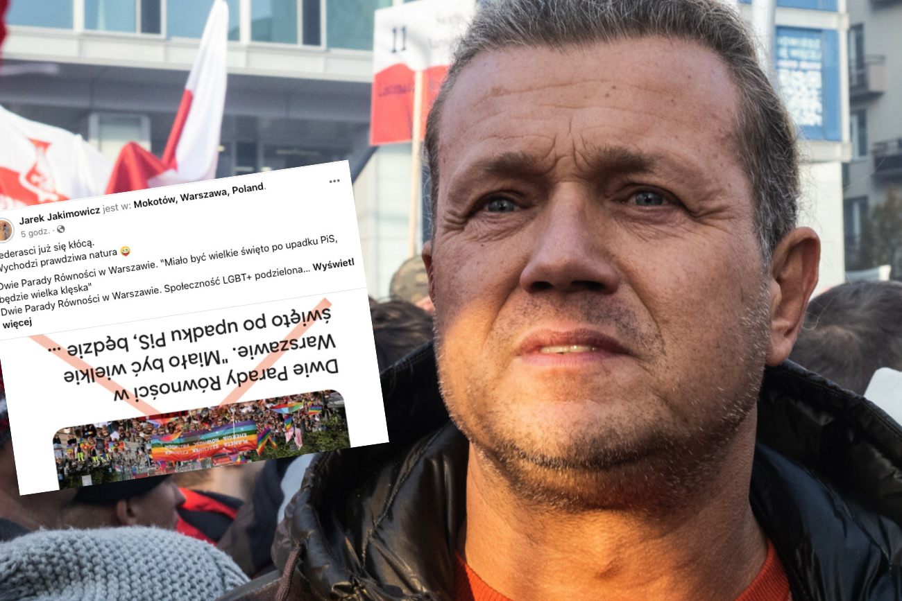Warszawa: będą 3 parady równości. Jakimowicz pisze o "pederastach"