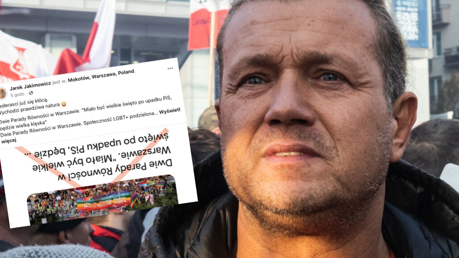 Warszawa: będą 3 parady równości. Jakimowicz pisze o "pederastach"