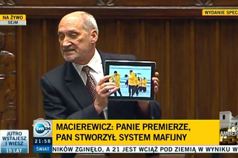 Antoni Macierewicz w Sejmie