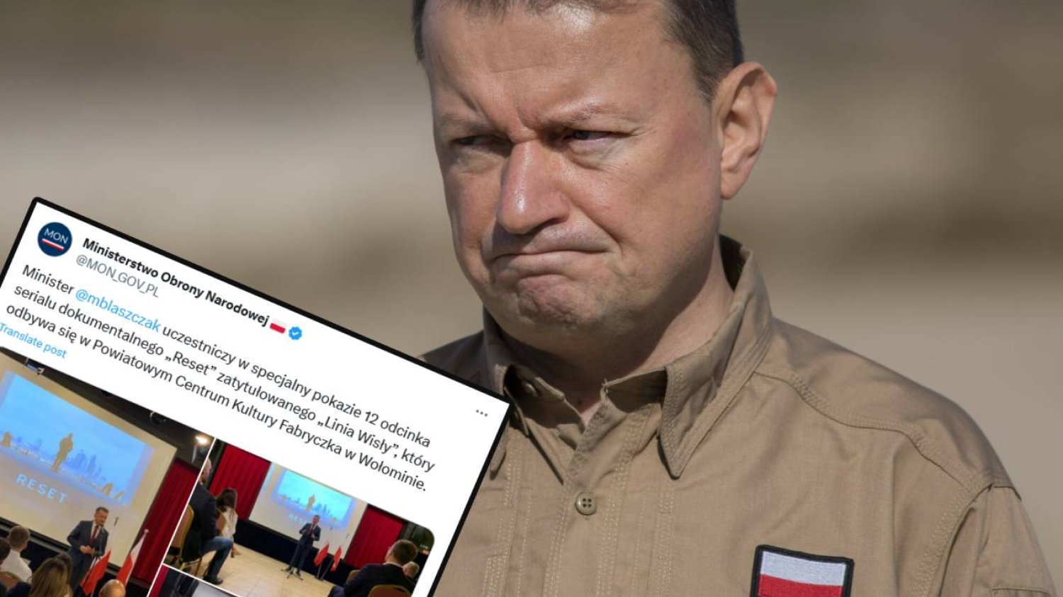 Szefowie MON NATO rozmawiali o bezpieczeństwie. Błaszczak oglądał "Reset"