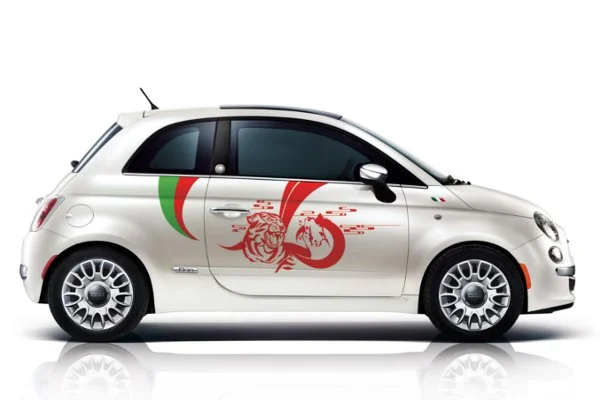 Fiat 500 Life z grafiką chińskiego artysty Nod Young