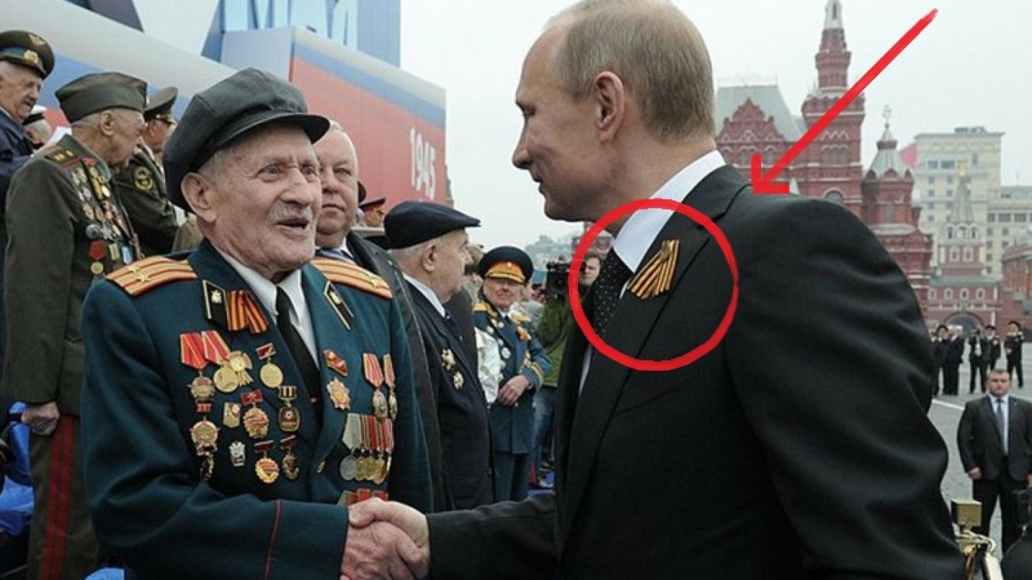Putin nosi wstążkę św. Jerzego. Co oznacza ten symbol?