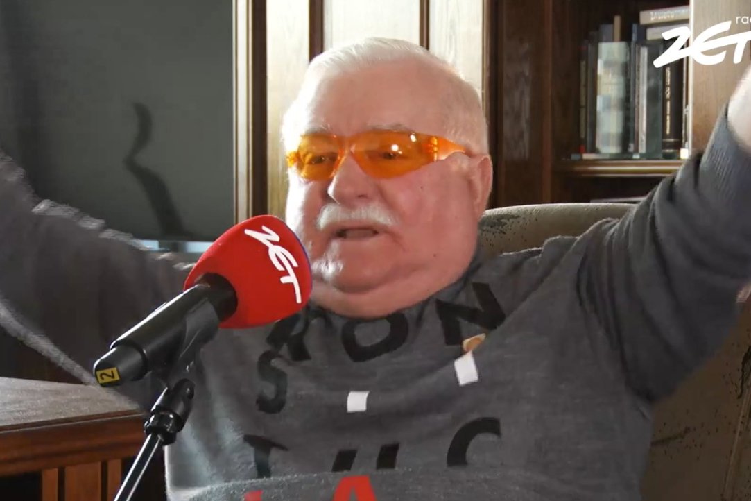 Lech Wałęsa w trakcie rozmowy nie wycofał się ze swoich słów o Kornelu Morawieckim.