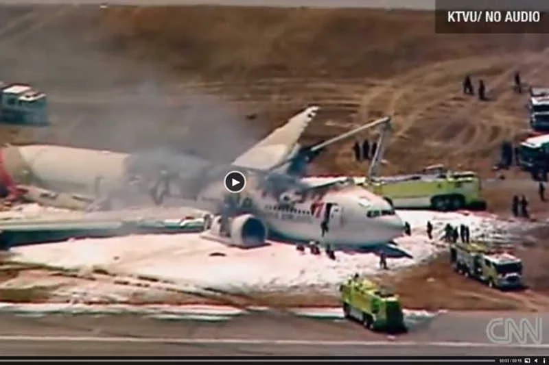 Boeing 777 rozbił się przy lądowaniu w San Francisco. Zginęły dwie osoby, pięć jest w stanie krytycznym.