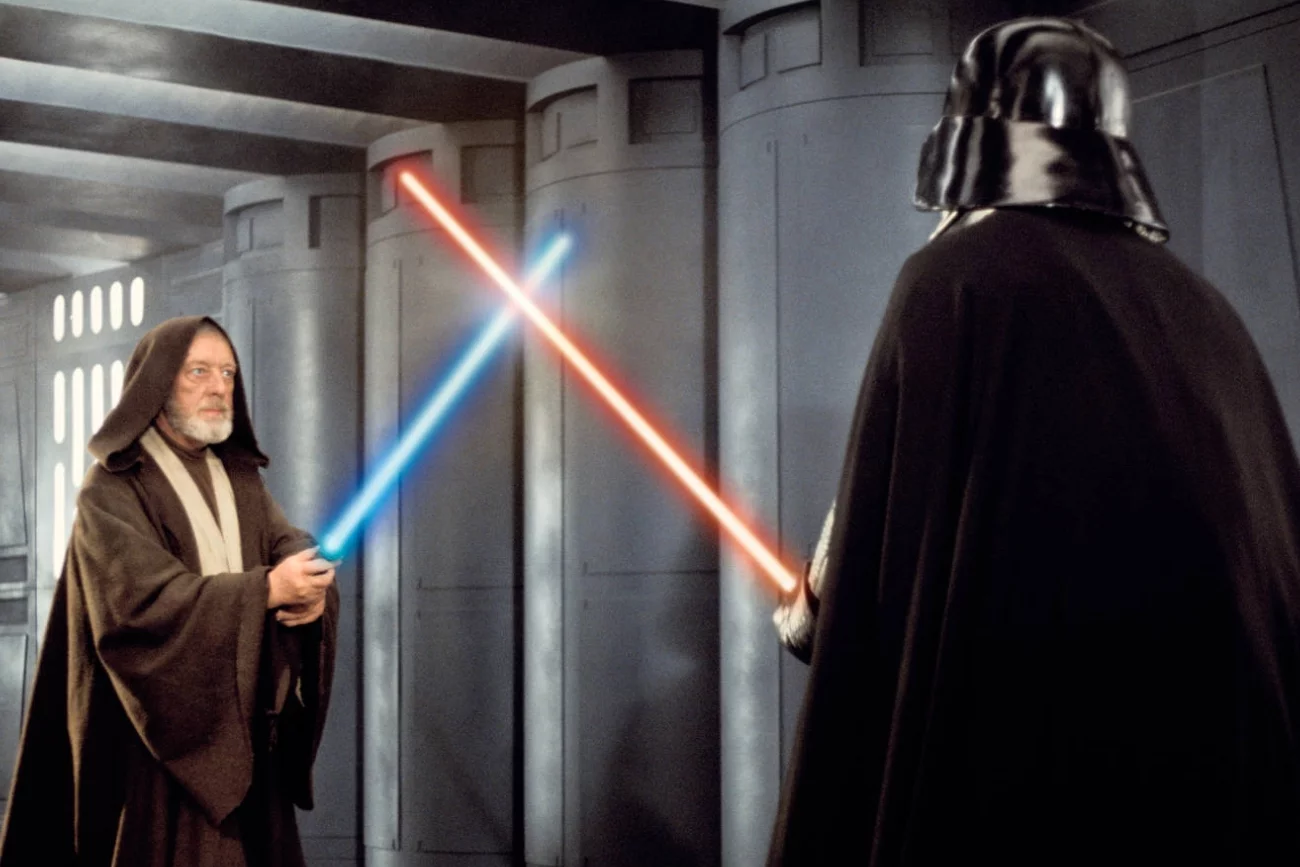 Alec Guinness w filmie "Gwiezdne wojny: część IV - Nowa nadzieja"