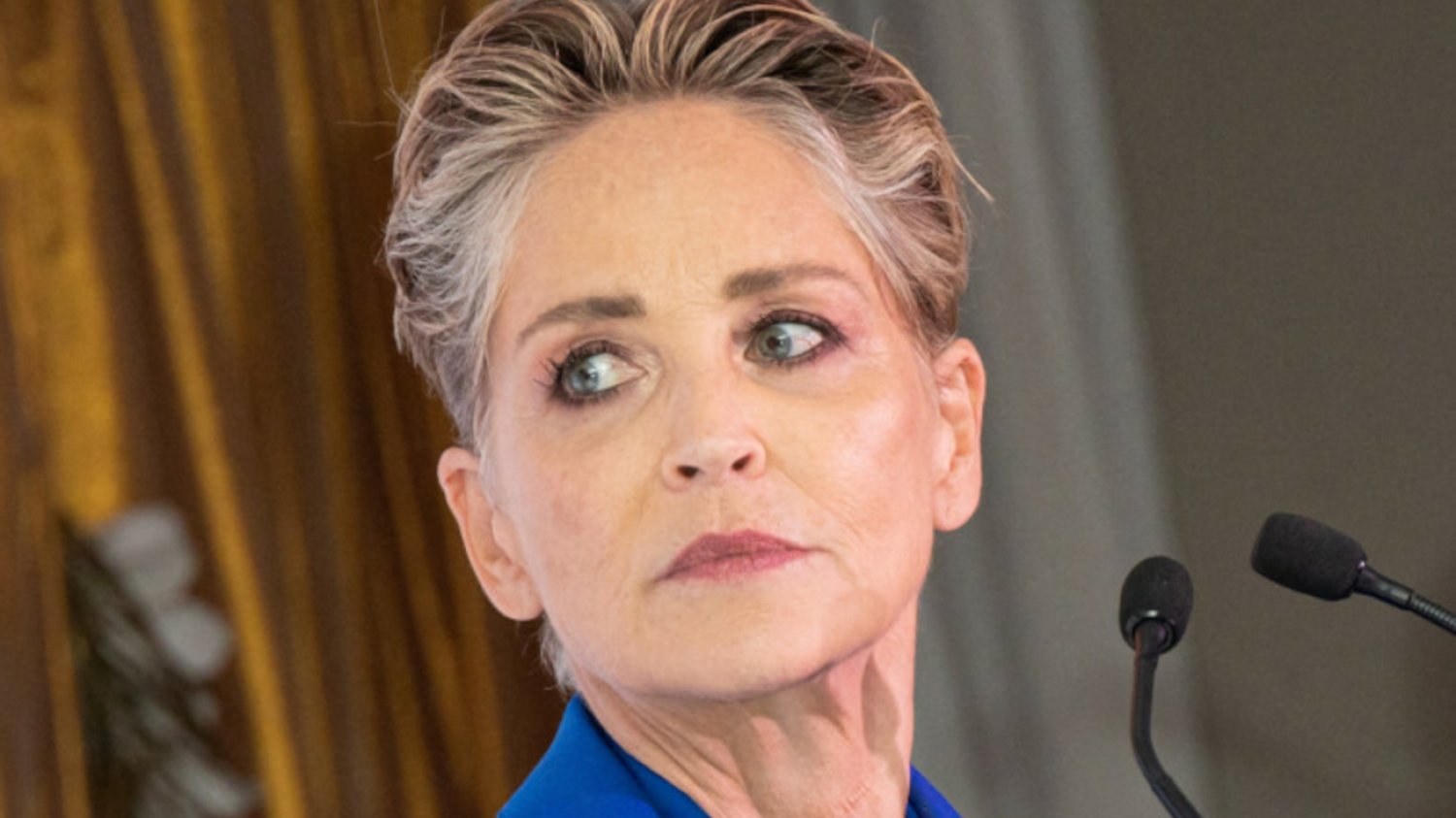 Lekarz przeoczył nowotwór u Sharon Stone.