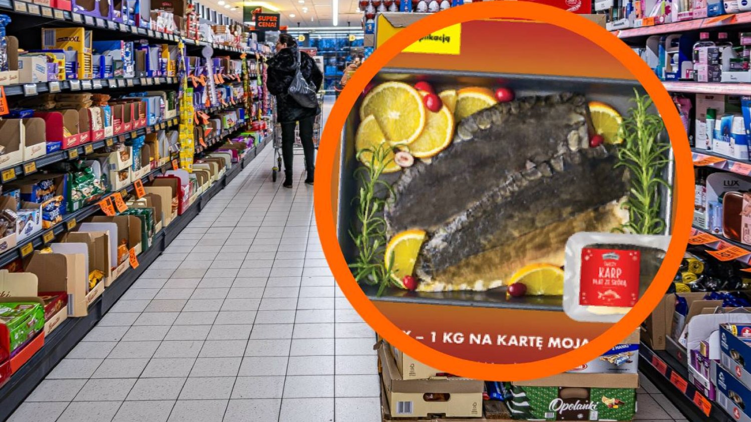 Promocje przed świętami w Biedronce. Karpia można dostać za darmo. Biedronka rozdaje karpia za darmo przed świętami.