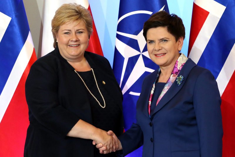 Erna Solberg nie zgadza się, żeby rząd Beaty Szydło przejął fundusz norweski.