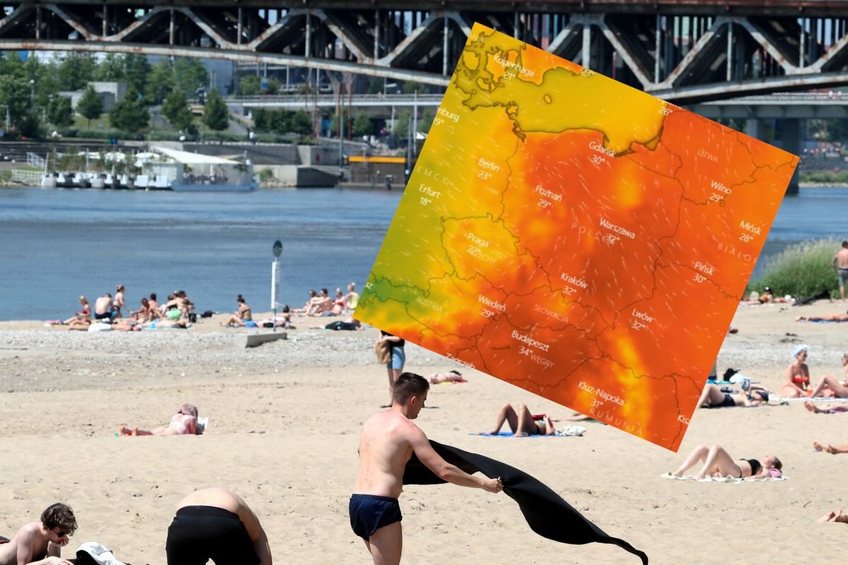 Gdzie jest burza? Uciążliwe upały mają miejsce w całej Polsce.