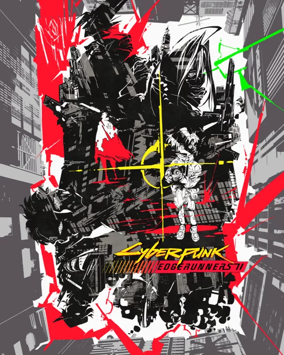 Plakat promocyjny "Cyberpunk: Edgerunners 2"