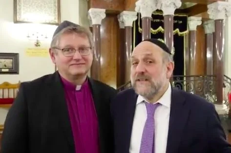 Bp Jerzy Samiec i rabin Michael Schudrich złożyli razem życzenia z okazji Nowego Roku.