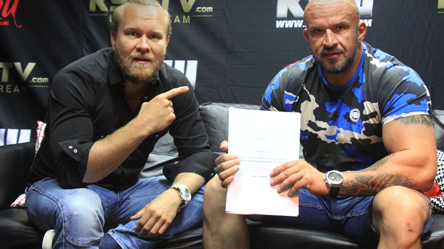 Tomasz Oświeciński, znany z filmów z serii "Pitbull" wystąpi na ringu KSW.