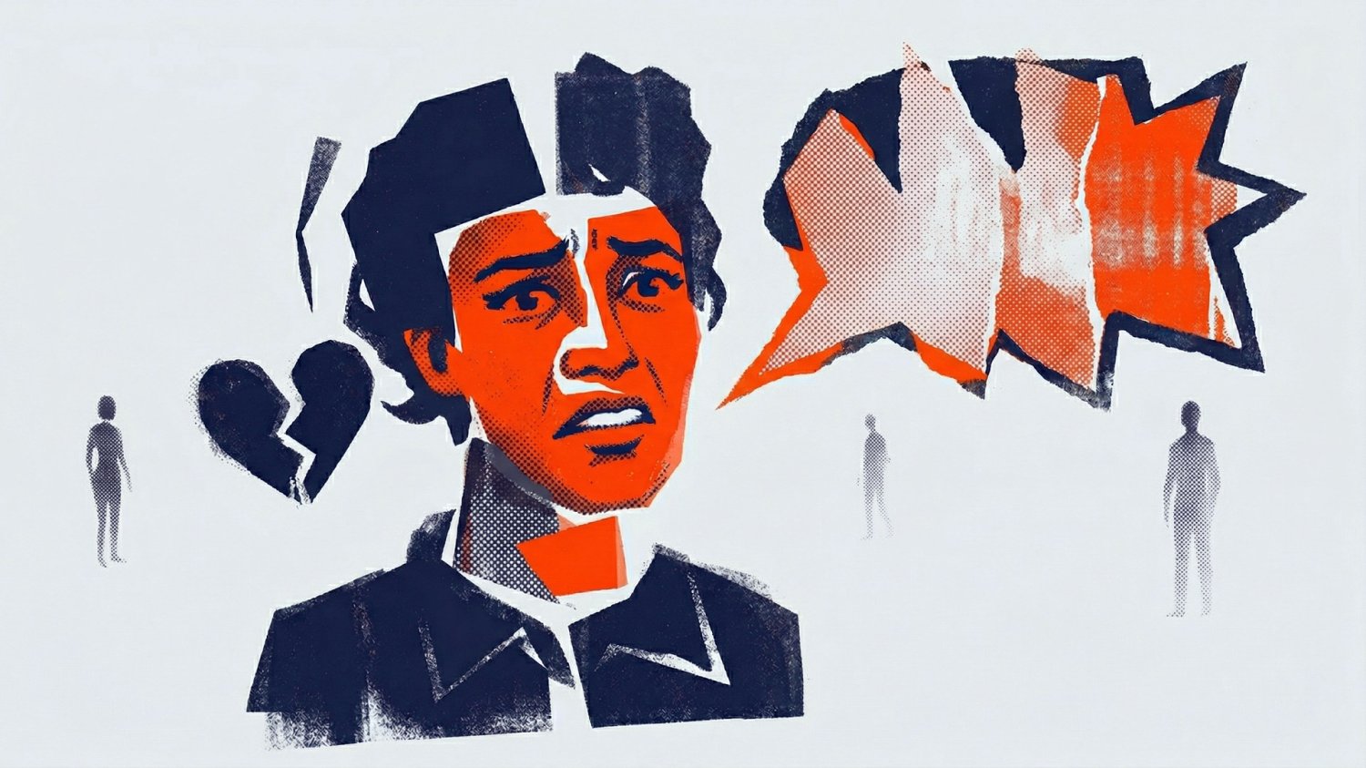 Osoby o niskiej inteligencji emocjonalnej mają pewne cechy. Żadna nie jest błaha Ilustracja przedstawiająca osobę z niską inteligencją emocjonalną.