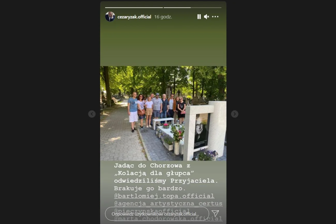 Grób Piotra Machalicy.