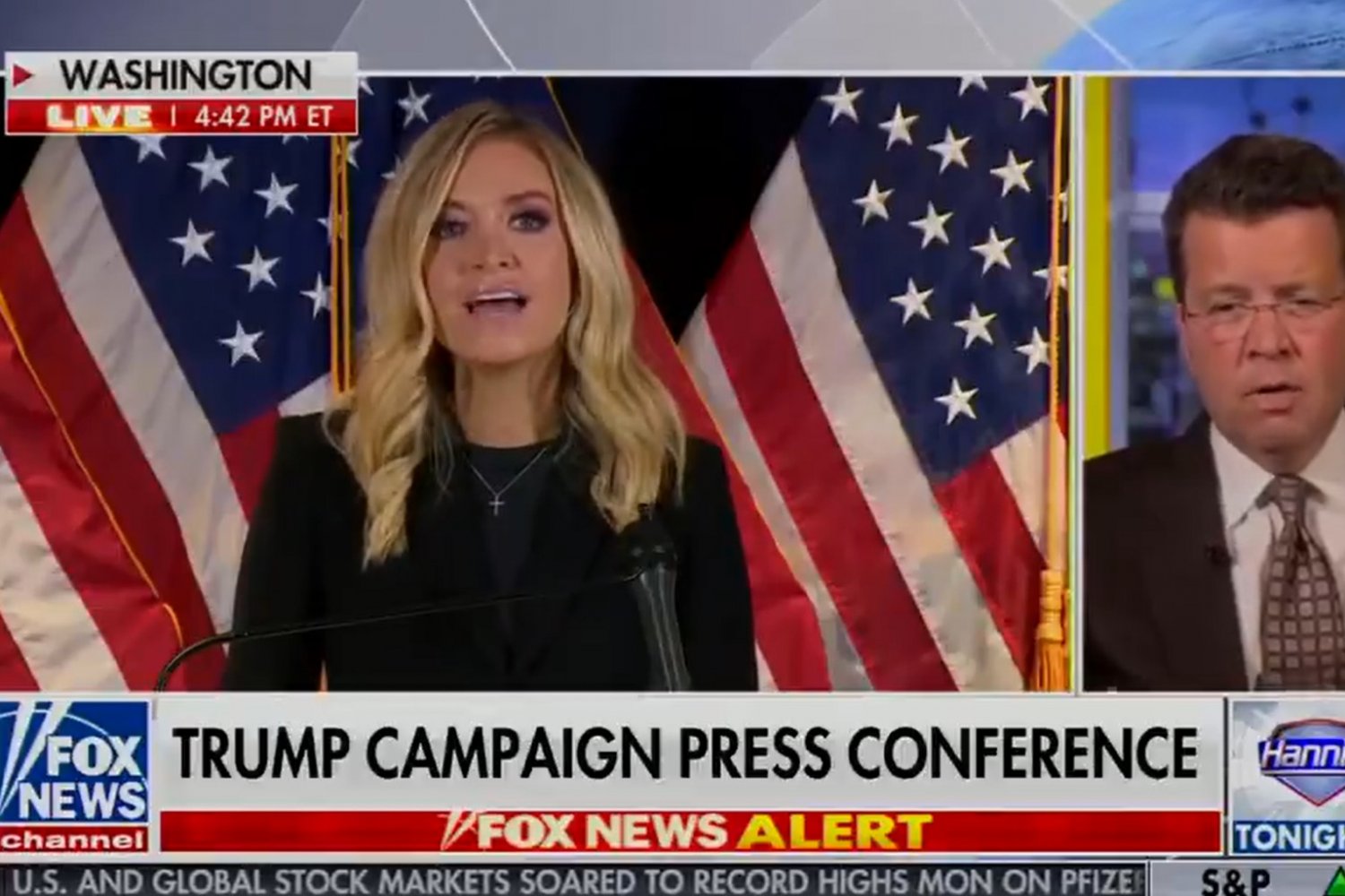 Stacja Fox News przerwała transmisję z konferencji rzeczniczki Białego Domu.