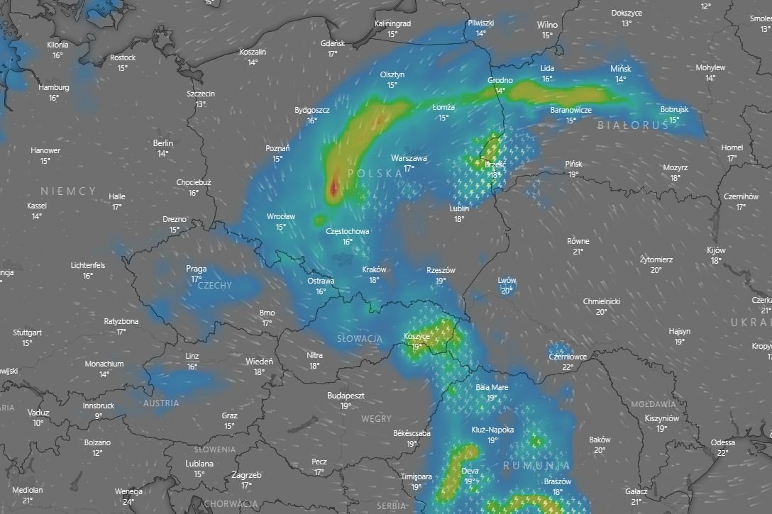 Prognoza pogody. Polska będzie pod wpływem niżu Mika.