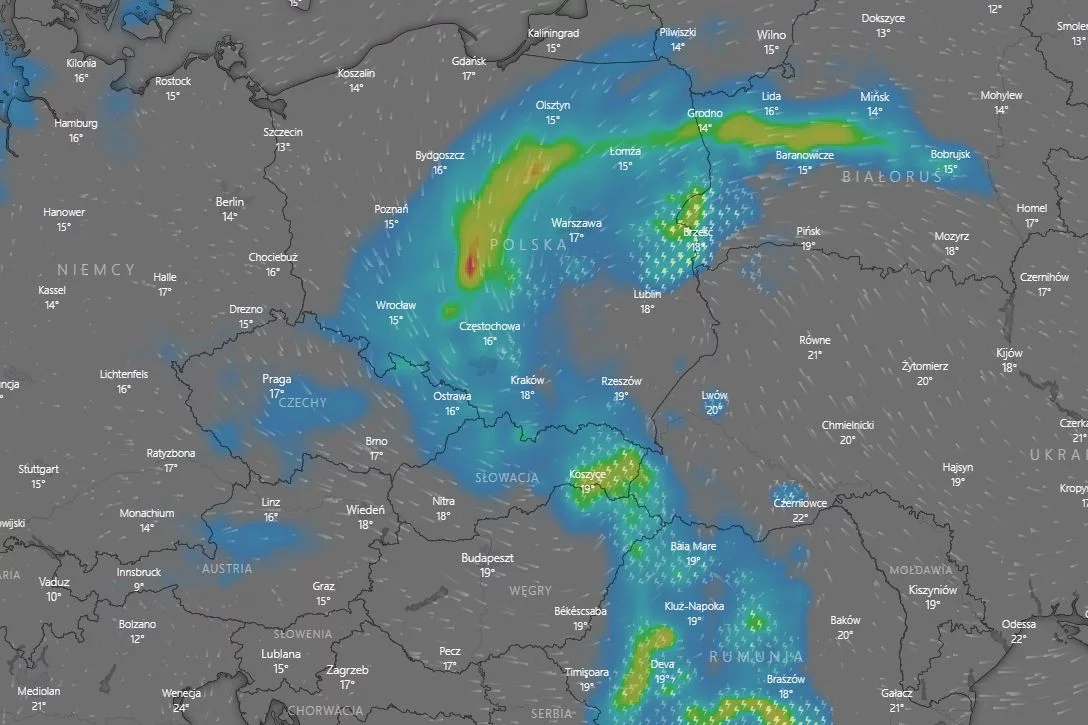 Prognoza pogody. Polska będzie pod wpływem niżu Mika.