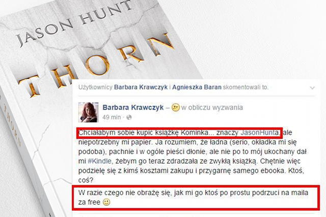 Afera o książkę Jasona Hunta