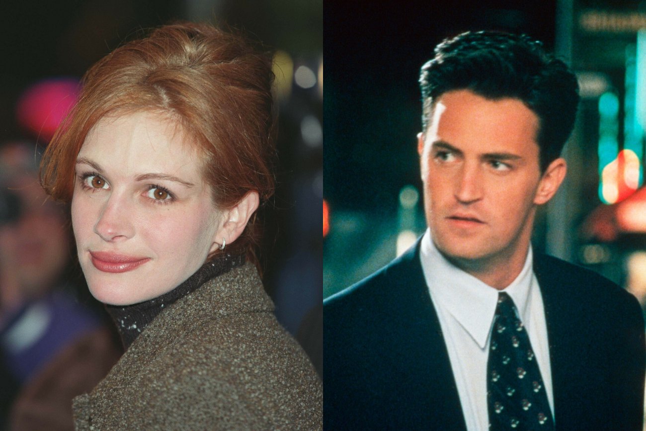 Matthew Perry i Julia Roberts byli w latach 90. parą (zdjęcia z 1997 roku)