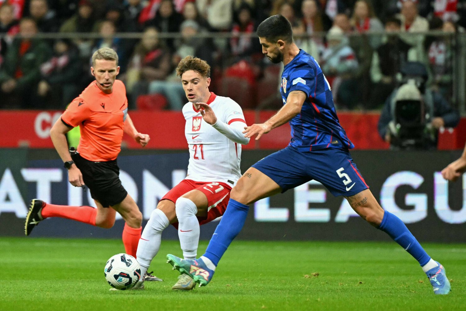 Mecz Polska-Chorwacja. Wynik naszej reprezentacji w Lidze Narodów.