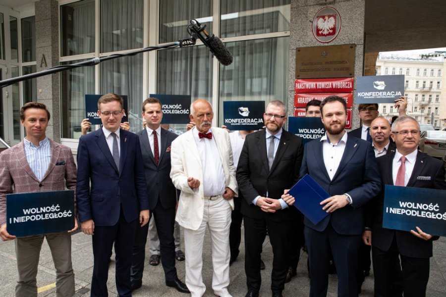 Konfederacja ma... 9 kandydatów na prezydenta. Wśród nich: Janusz Korwin-Mikke, Krzysztof Bosak i Grzegorz Braun.