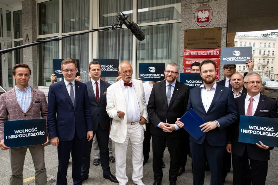 Konfederacja ma... 9 kandydatów na prezydenta. Wśród nich: Janusz Korwin-Mikke, Krzysztof Bosak i Grzegorz Braun.