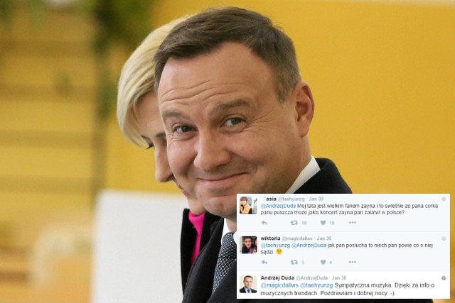 Andrzej Duda wie jak podbić serca nastolatków