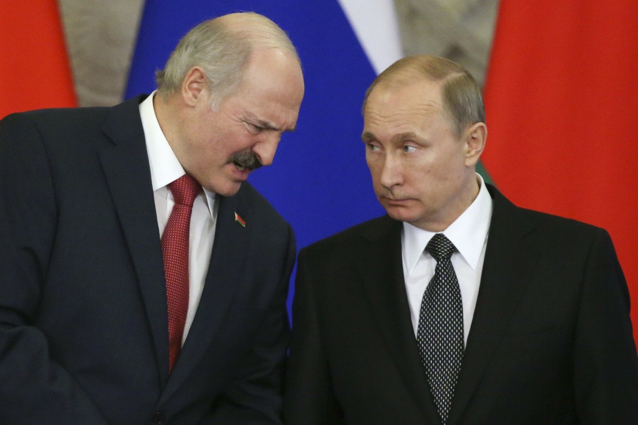 Alaksandr Łukaszenka i Władimir Putin