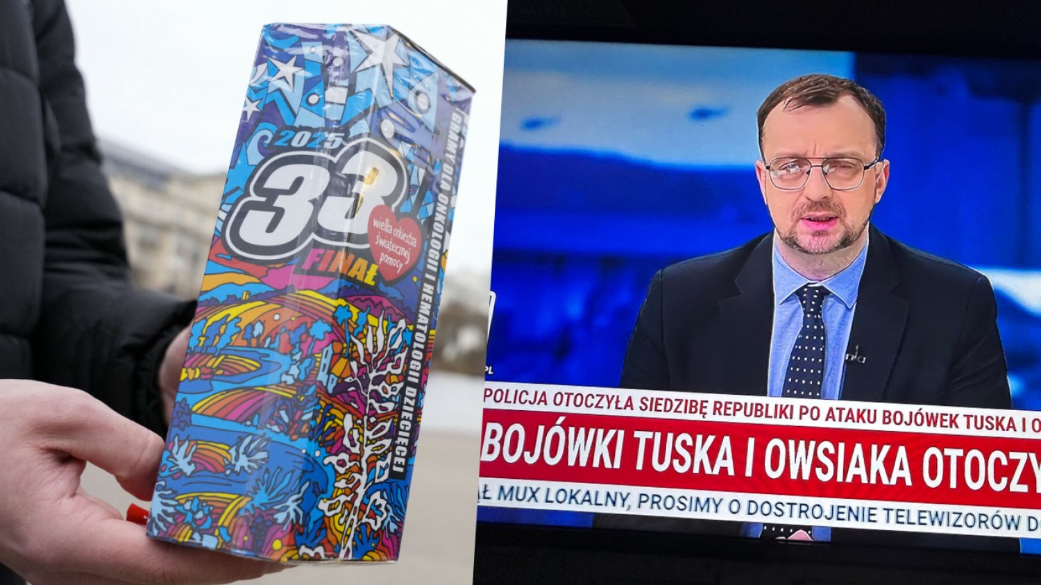 WOŚP biła rekord zbiórki, a TV Republika? Grzmiała o "bojówkach Tuska i Owsiaka" O WOŚP w TV Republika było tylko to. Stacja grzmiała o bojówkach Owsiaka