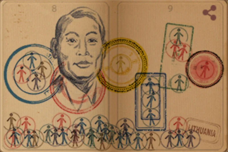 Google Doodle z 29 lipca. Kim był Chiune Sugihara?