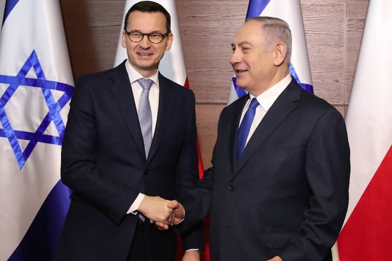 Konferencja bliskowschodnia. Mateusz Morawiecki spotkał się z Benjaminem Netanjahu.