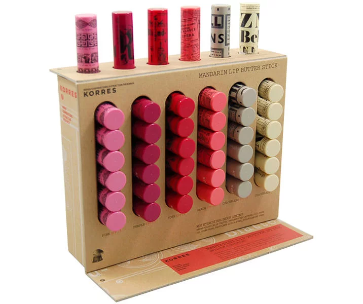 Mandarynkowe masełka do ust w różnych kolorach Korres / Sephora