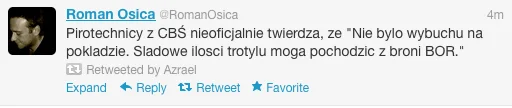 Nieoficjalne ustalenia reportera RMF FM