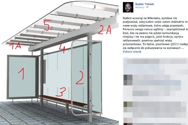 Warszawskie przystanki autobusowe doczekały się obszernej krytyki